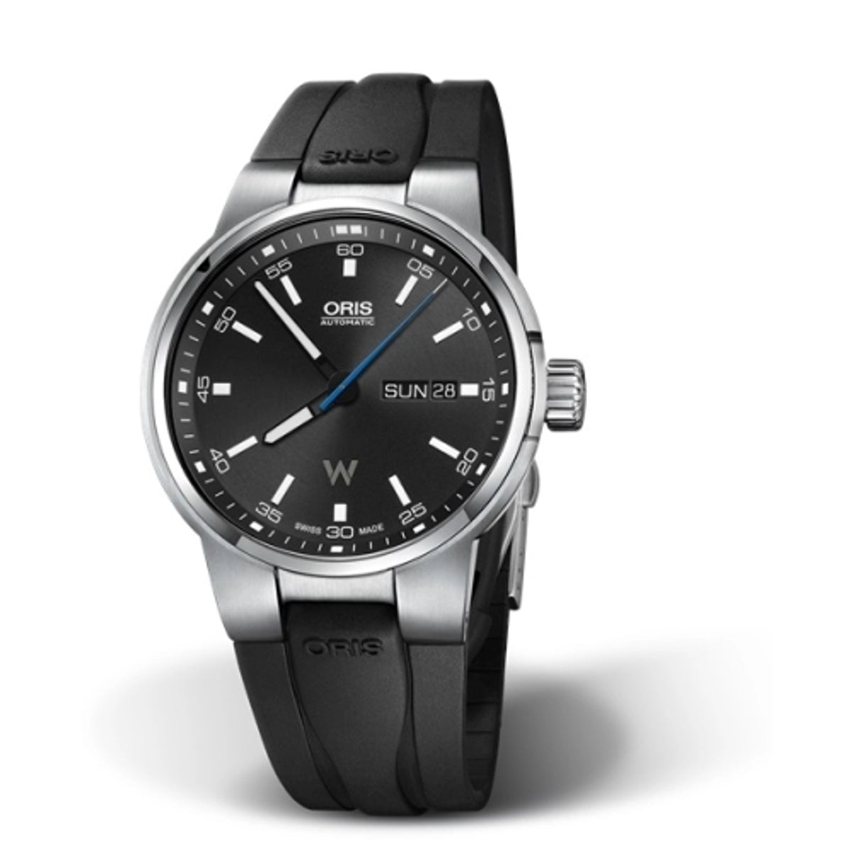 Oris 01 735 7716 4155-07 4 24 50FC — full watch on square canvas