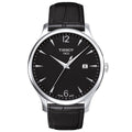 Tissot T063.610.16.057.00 — complete watch on a square background