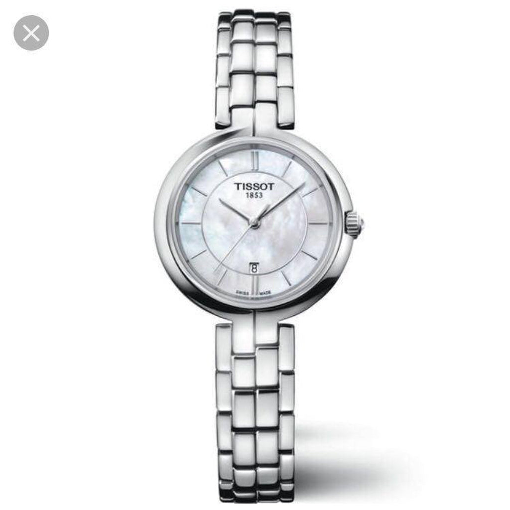 Tissot T094.210.11.111.00 — complete watch on a square background