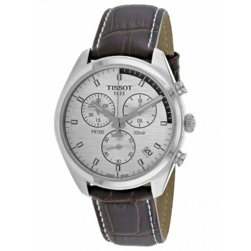 Tissot T101.417.16.031.00 — complete watch on a square background