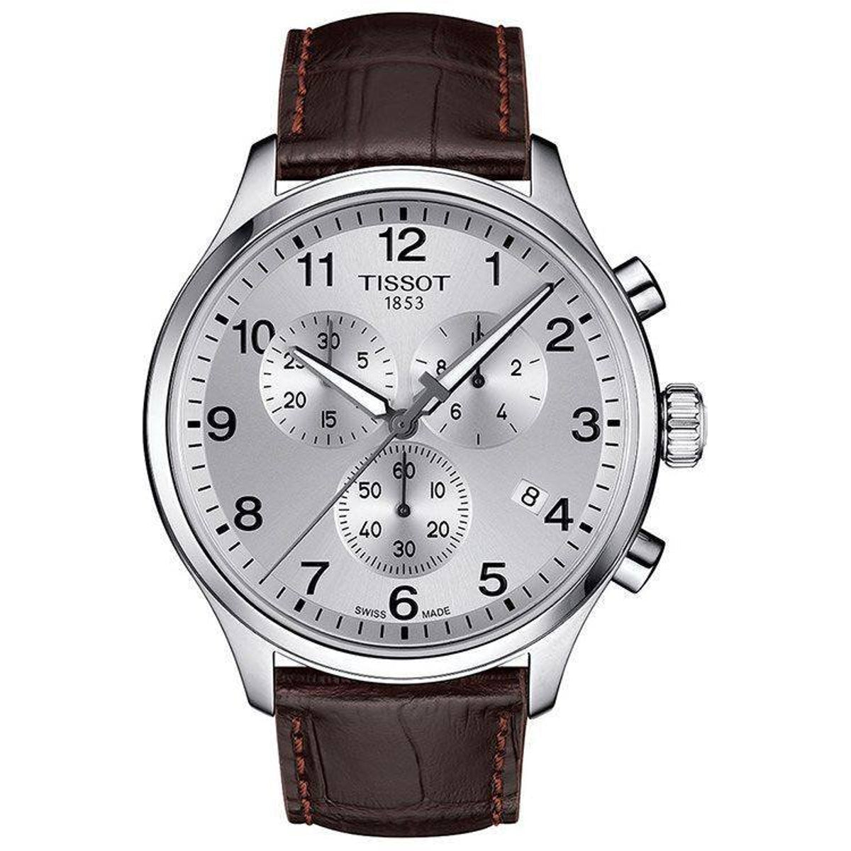 Tissot T116.617.16.037.00 — complete watch on a square background