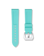 Glacier Blue Rubber Strap 22mm