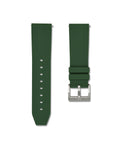 Forest Green Quick Release Rubber Strap 23mm