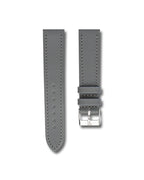 Slate Grey Saffiano Leather Watch Strap 22mm