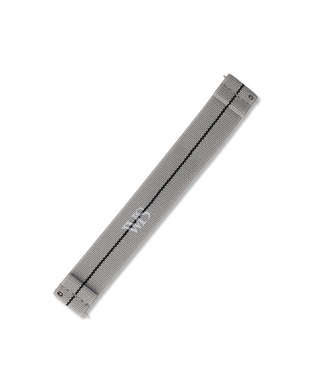 Grey with Black Stripe Elastic Watch Strap 22mm