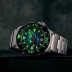 Islander Abalone Dial Automatic Dive Watch with DLC Bezel #ISL-141