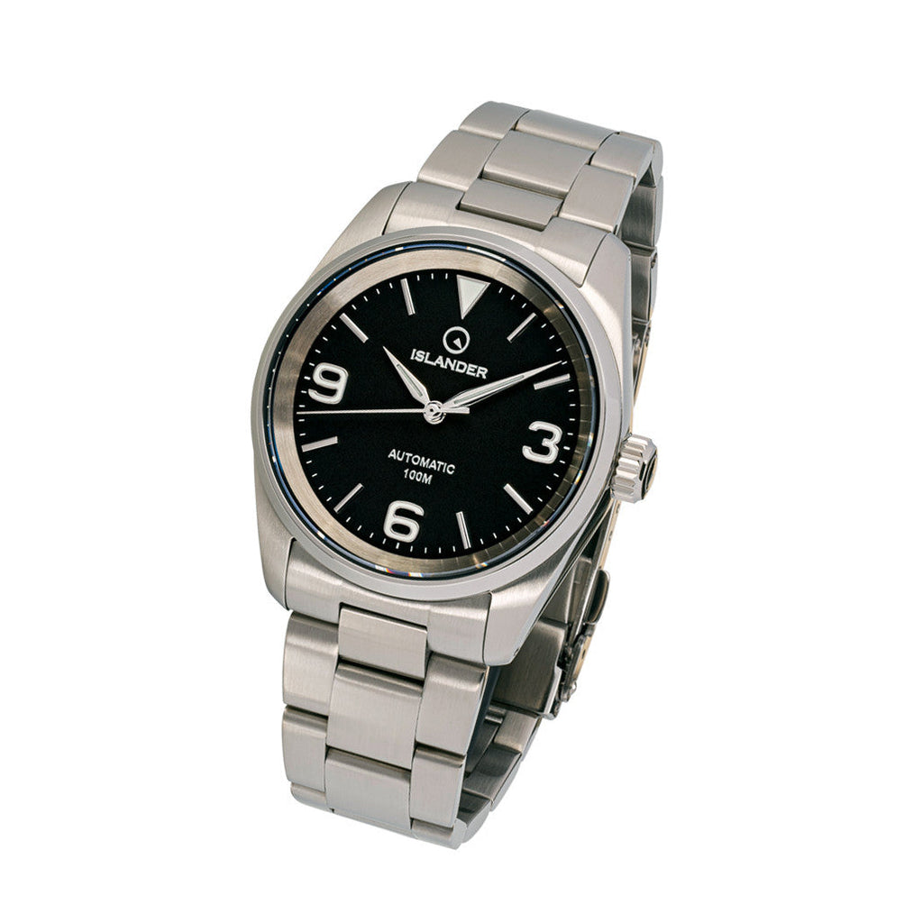Islander Manhasset 36mm Automatic Watch with Black Dial #ISL-145