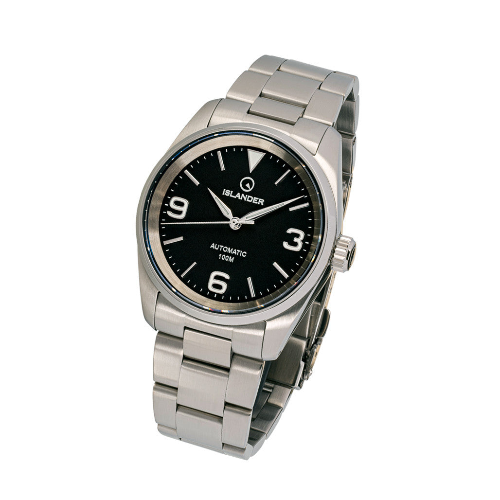 Islander Manhasset 36mm Automatic Watch with Black Dial #ISL-145