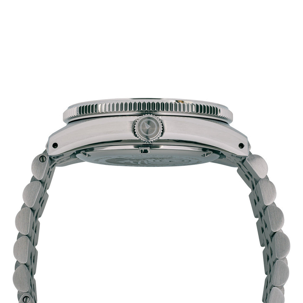 Islander Northport Hi-Beat Automatic Dive Watch with Seafoam Green and White Ripple Dial #ISL-155