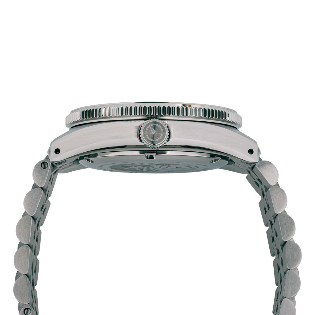 Islander Northport Hi-Beat Automatic Dive Watch with Seafoam Green and White Ripple Dial #ISL-155