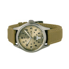 Islander Mitchel "DAY-T" Automatic Field Watch with Champagne Dial and Day-Date Display #ISL-188