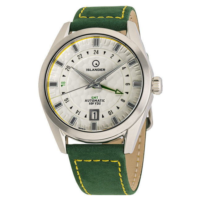 Islander Melville GMT with White "Golf Ball" Hammer Dial ISL-211