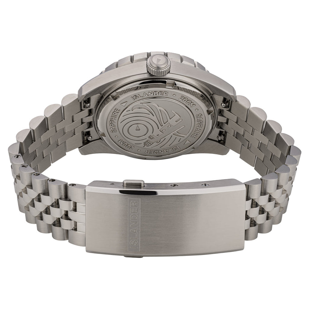 Islander Saltaire 38mm Solar Dive Watch with Pure White Dial #ISL-281