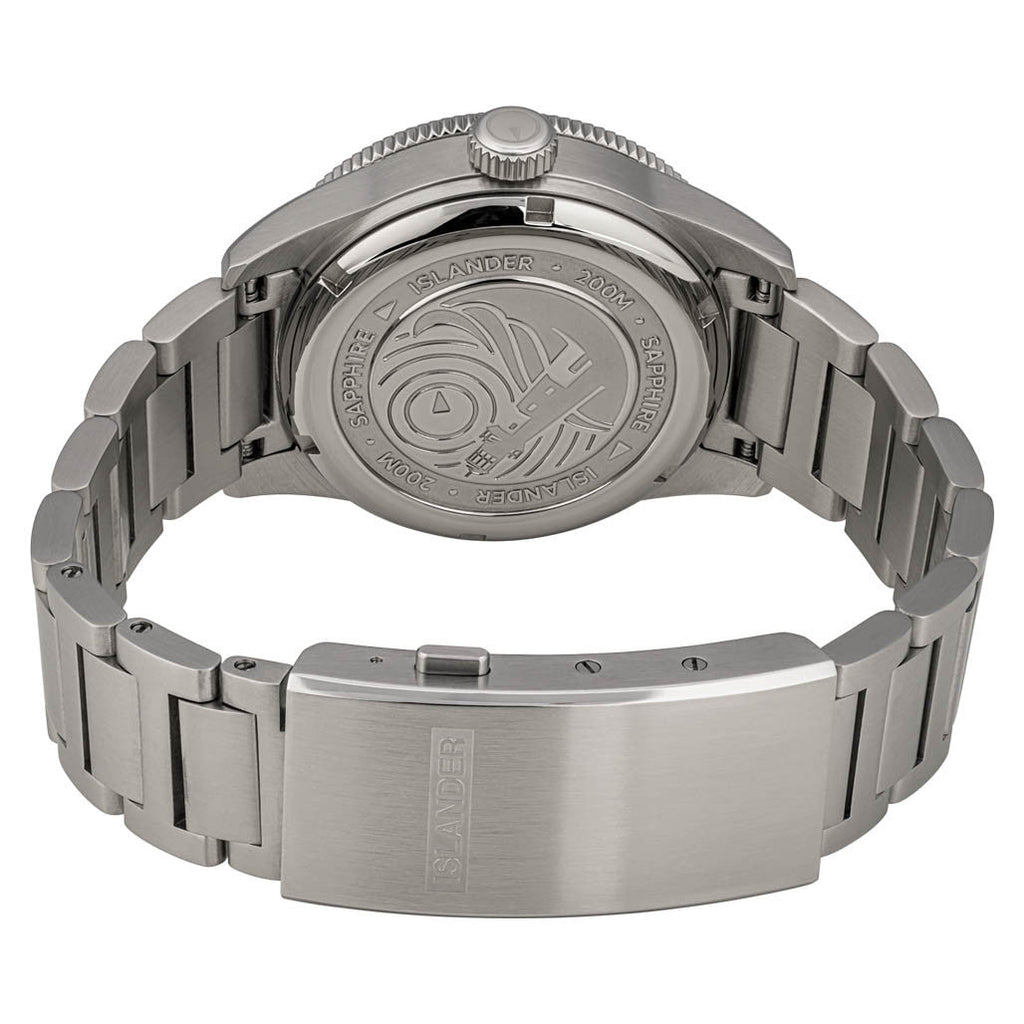 Islander Bayport Automatic Dive Watch with Warm Grey Wave Dial #ISL-314