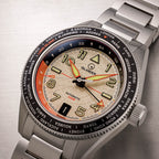 Islander Calabro GMT World Time Automatic Watch with Silver Dial #ISL-317
