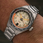 Islander Calabro GMT World Time Automatic Watch with Silver Dial #ISL-317