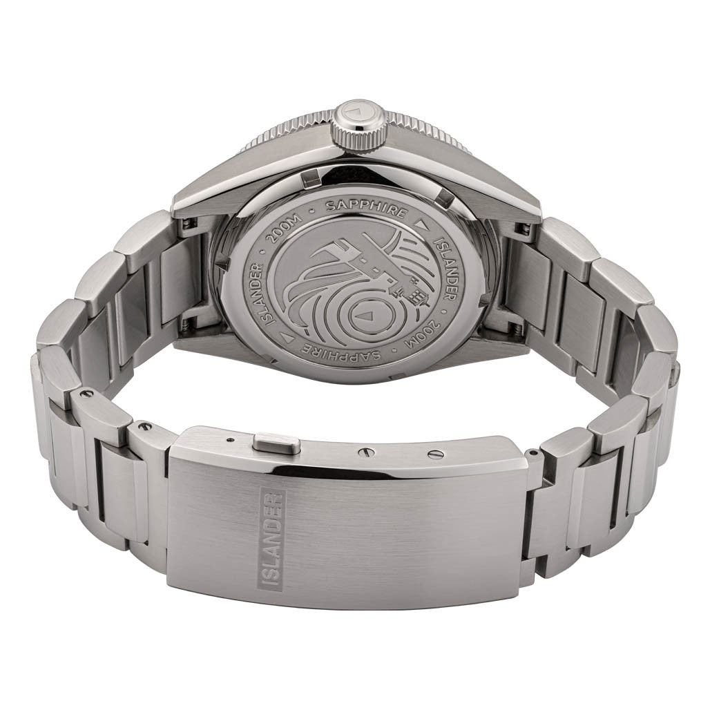 Islander Calabro GMT World Time Automatic Watch with Silver Dial #ISL-317