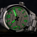 Islander Brookville Calligraphy Edition Watch with Silver Parchment Dial #ISL-319