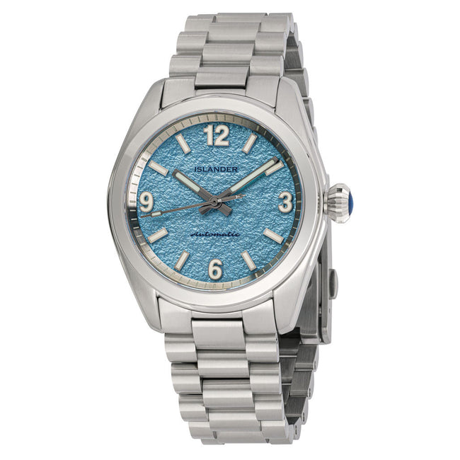 Islander Brookville Calligraphy Edition Watch with Blue Parchment Dial ISL-320
