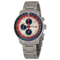 Islander Calverton Flight Chronograph Alarm Watch with White Dial #ISL-324