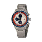 Islander Calverton Flight Chronograph Alarm Watch with White Dial #ISL-324