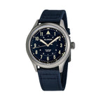 Islander Babylon HV1000 Titanium Solar Field Watch with Blue Dial #ISL-334