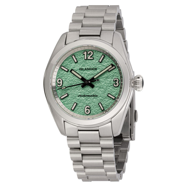 Islander Brookville Calligraphy Edition Watch with Green Parchment Dial ISL-339