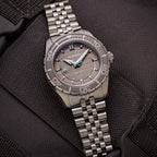 Islander Saltaire 38mm Solar Dive Watch with Grey Dial #ISL-359