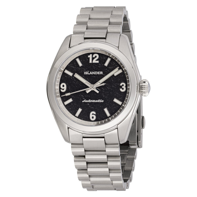 Islander Brookville Calligraphy Edition Watch with Black Parchment Dial ISL-368