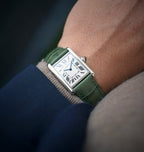 Emerald Green Alligator Leather Watch Strap 22mm