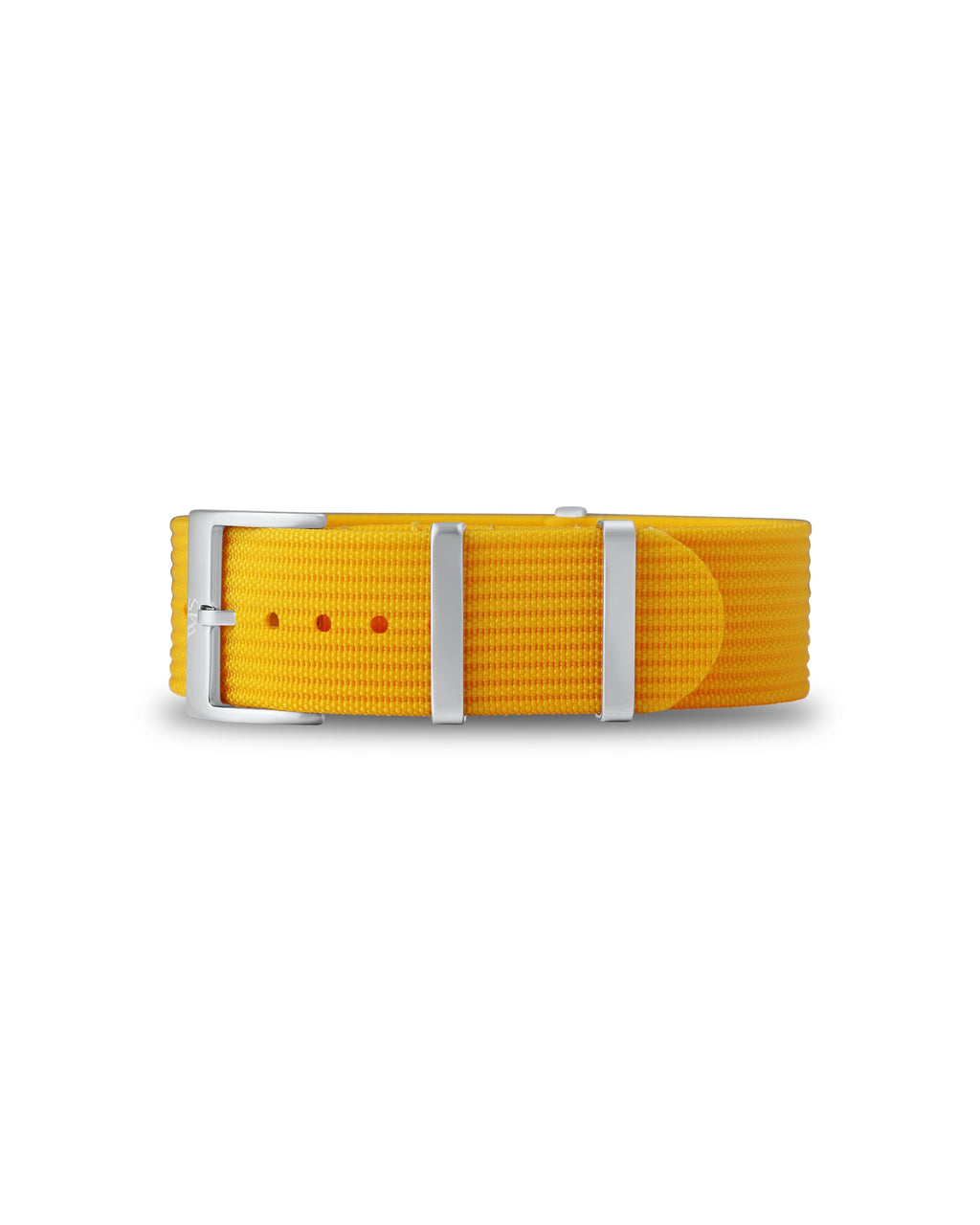 Lemon Yellow Woven Nylon Strap 20mm