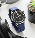 Marine Blue Quick Release Rubber Strap 20mm