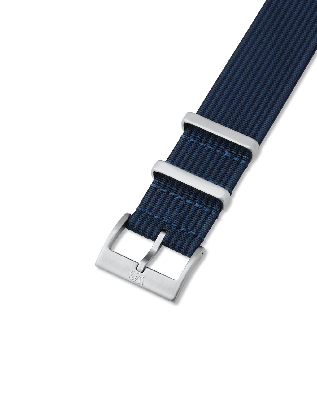 Marine Blue Woven Nylon Strap 20mm