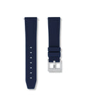 Marine Blue Quick Release Rubber Strap 21mm