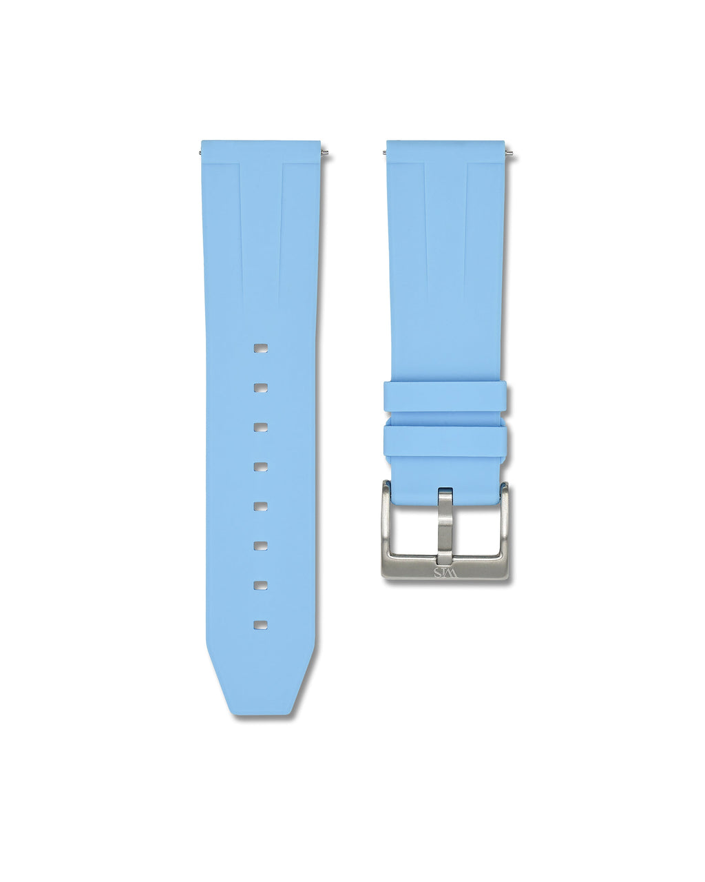 Miami Blue Quick Release Rubber Strap 24mm
