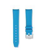 Miami Blue Rubber Watch Strap 21mm