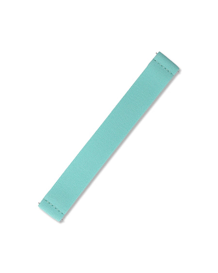 Teal Blue Elastic Watch Strap 20mm