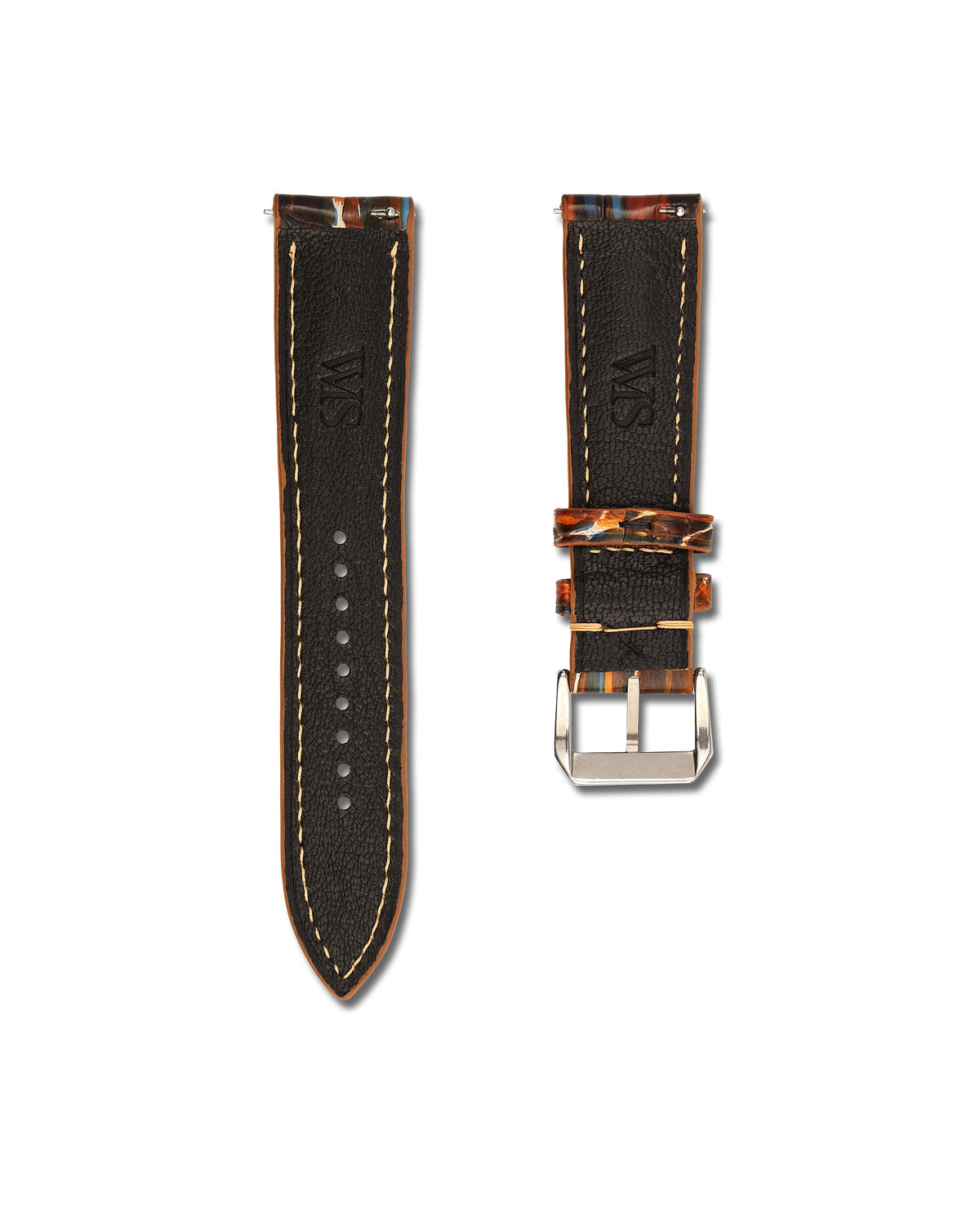 Picasso Patina Alligator Leather Watch Strap 18mm