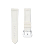 Polar White Rubber Strap 22mm