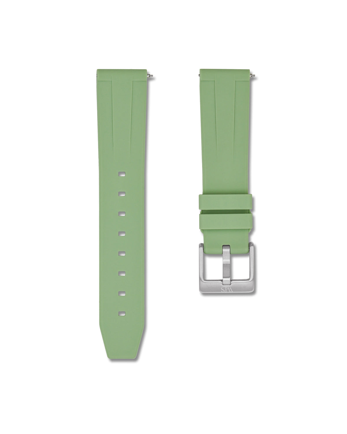 Sage Green Quick Release Rubber Strap 20mm