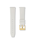Polar White Quick Release Rubber Strap 24mm