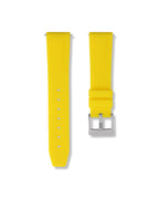 Lemon Yellow Quick Release Rubber Strap 22mm