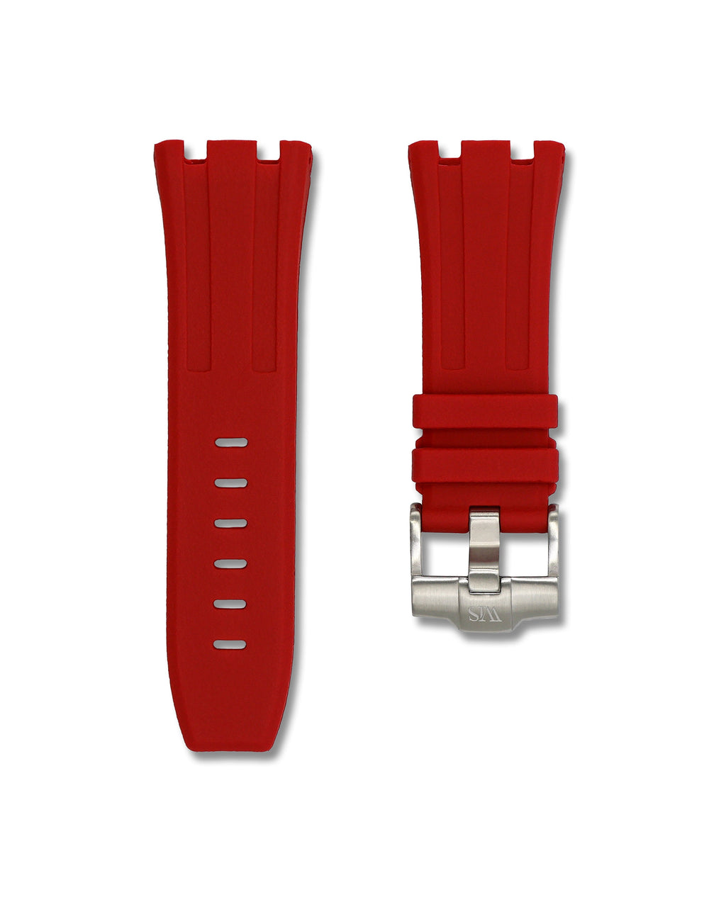 Scarlet Red - Rubber Watch Strap For Audemars Piguet Royal Oak Offshore 44mm