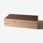 Curly Maple and Sapele Mahogany Watch Box - 8 Watch Compartments