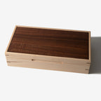 Curly Maple and Sapele Mahogany Watch Box - 8 Watch Compartments