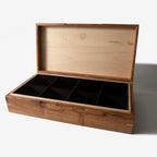 Desert Mesquite and Curly Maple Watch Box - 8 Watch Compartments
