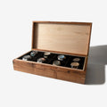 Desert Mesquite and Curly Maple Watch Box - 8 Watch Compartments
