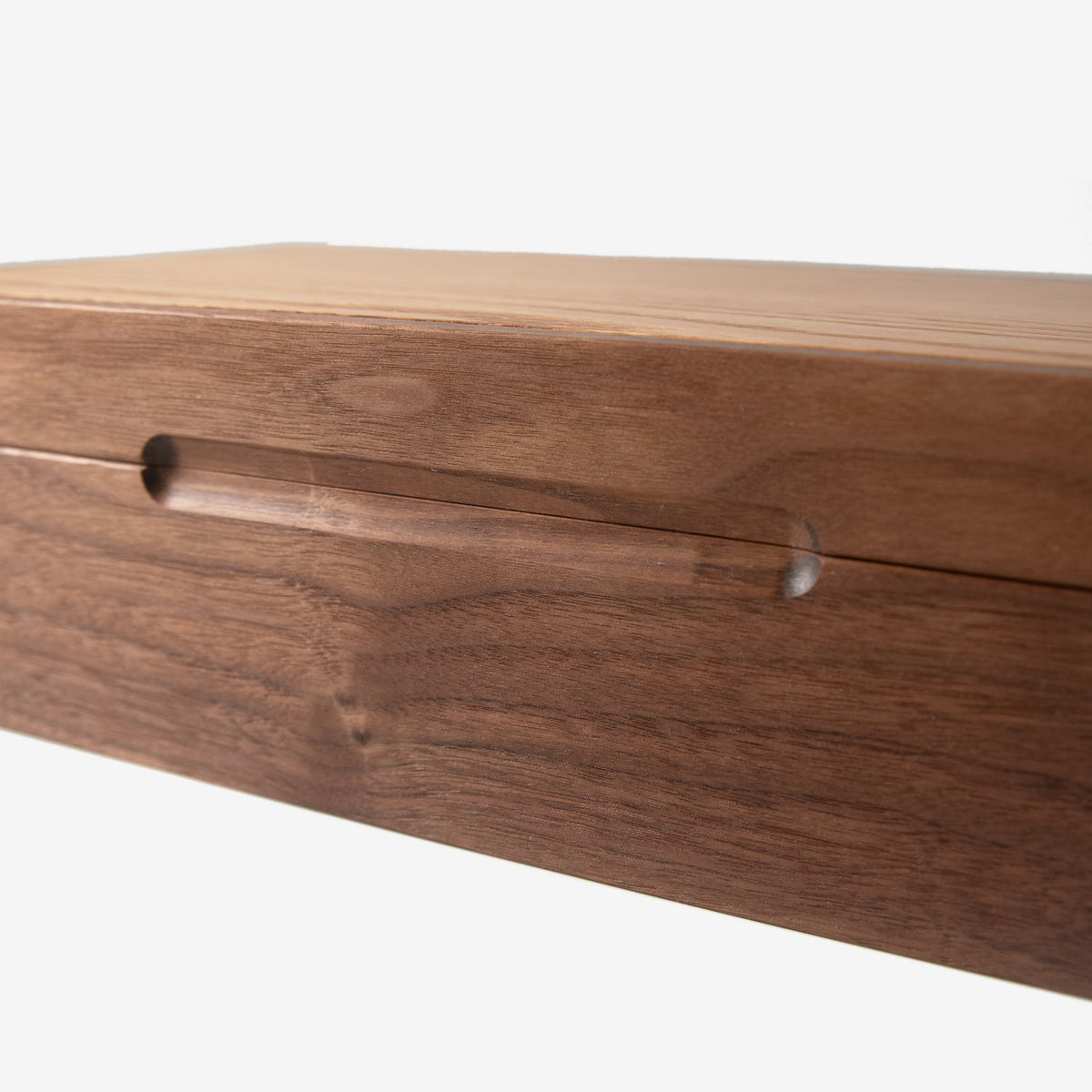 Black Walnut and Oak Watch Box - 8 Watch Compartments