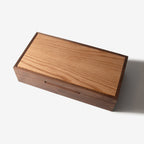 Black Walnut and Oak Watch Box - 8 Watch Compartments