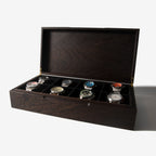 Wenge Watch Box - 8 Watch Compartments - Personalized Gift for Him